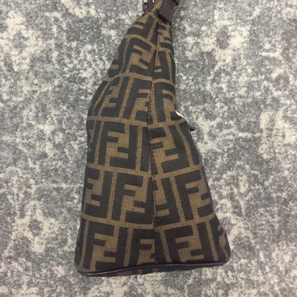 Fendi Brown Zucca Hobo Bag - Picture 8 of 8